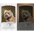 thumbnail image 2 of Caroline's Treasures LH9061CNL Cairn Terrier Candy Corn Halloween Portrait Ceramic Night Light, 6x4x3", multicolor, 2 of 2