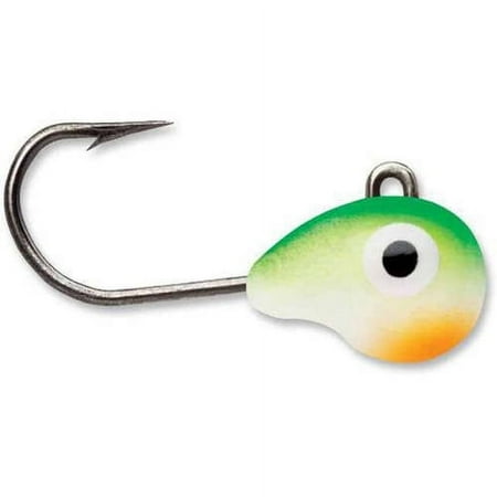 UPC: 0043193120339 | VMC Tungsten Tubby Jig Fishing Lure 1/32oz Green Orange Glow 2 pcs