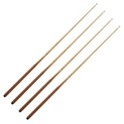Set of Four Viper One Piece 57" Maple Bar Cue 18, 19, 20, and 21 Ounce