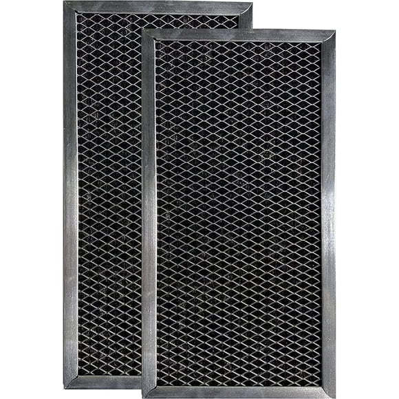 Replacement For W10120840A Whirlpool 5.62 x 11.62 x 0.37 Inches Microwave Oven Charcoal Carbon Vent Filter 2-Pack