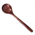 thumbnail image 1 of Espumadera de madera Cuchara ranurada de madera Cuchara para mojar con mango largo Utensilio de cocina, 1 of 11