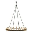 thumbnail image 6 of Meyda Tiffany 148680 Loxley 24 Light 72" Wide Ring Chandelier - Bronze, 6 of 6