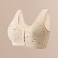 thumbnail image 1 of Conjunto de lencería Ropa interior estampada para mujer, sujetadores informales con cuello en V, traje de ropa interior en forma de H de color sólido Ygjytge Beige T L para Mujer, 1 of 5