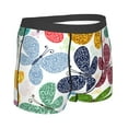 thumbnail image 3 of Kll Colorful Butterflies Men'S Cotton Boxer Briefs Underwear-Small, 3 of 9