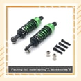 thumbnail image 4 of Vogacara 2 piezas RC coche resorte amortiguador vehículo resortes amortiguador automóvil juguete accesorios reemplazo para juguete WL Kits de construcción modelo Verde Vogacara FN012224-07B, 4 of 6