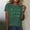 Green, variant on Womens Oh for Lucks Sake T Shirt Funny Shamrock Clover Cool Saint Patricks Day