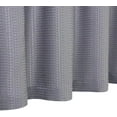 thumbnail image 7 of Haperlare Kitchen Curtains 30"W x 36"L Waffle Woven Textured Light Filtering Cafe Curtains for Bathroom, Gray, 2 Panels, 7 of 7