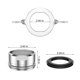 thumbnail image 2 of Floating Hammock 2pcs, 4-in-1 Inflatable Hammock Swimming Pool Inflatable Water Hammock, Foldable, 2 of 5