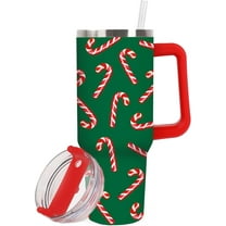 Western Cowboy Tumbler with Handle 40oz Brown Cowboy Hat Boots Cow Cacti Tumbler with Lid Straw Watercolor Wild West Stainless Steel Cup for Home Office Travel