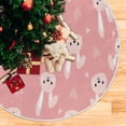 thumbnail image 5 of FMSHPON Easter Tree Skirt Colorful Eggs Bunny Xmas Christmas Tree Skirt Stand Mat for Holiday Party Decoration Indoor Outdoor 48 inches, 5 of 6