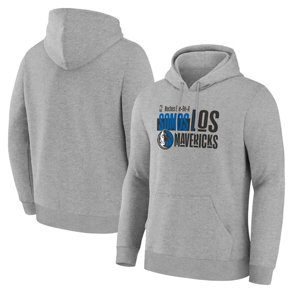 Men's Gray Dallas Mavericks Noches Training Hoodie
