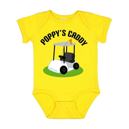 

Inktastic Poppy s Caddy Golf Cart Grandchild Gift Baby Boy or Baby Girl Bodysuit