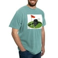 thumbnail image 4 of CafePress - Black Lab Golfer Ash Grey T Shirt - Mens Comfort Colors Shirt, 4 of 5