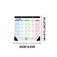 thumbnail image 5 of XIA0LE 2026 Desk Calendar - Jan 2026 - June 2027, 18 Months Large Monthly Desk Calendar, 17" X 12", To-Do List & Notes, Best Desk/Wall Calendar For Planning Or Organizing, 5 of 5