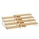 thumbnail image 1 of Estante para Especias, Juego de 2 Estantes de Armario, Especiero Extensible de 4 Niveles, Beige Natural y Blanco Nube, 1 of 6