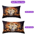 thumbnail image 5 of Mummy Chihuahua Happy Halloween with Pumpkins Bats Spooky Fun Quilt Pillowcase Dog Lover Gifts Idea Throw Pillow Cover Bed Home Decor - 00019, 5 of 5