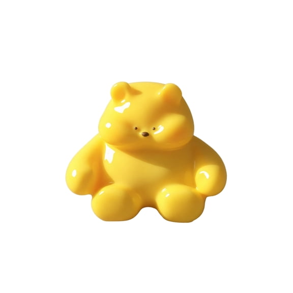 Honey Bear Squishy Stress Ball Slow Motion Squeeze Fidget Toy for Kids Adults Cute Cartoon Decompression Anxiety Relief Party Favor Stocking Stuffer Goodie Bag