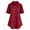 Red, variant on Njoeus Womens Black Shirt White Blouses for Women Dressy Women's Buttons Down Dress Shirts Short Sleeve Lace Patchwork Flowy Tunic Tops Business Casual Work Office Blouses Shirts Wedding Dressy Shirt