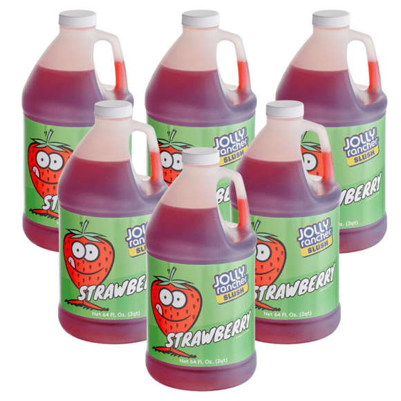 Jolly Rancher Strawberry Slushy Syrup 5:1 Food Service Concentrate-64 oz