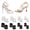 8 Pairs, variant on Multi Size Anti Slip High Heel Protector Caps Noise Reducing Heel Stoppers
