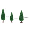 thumbnail image 3 of Zcyifa 15pcs Artificial Pine Trees for DIY Crafts Decoration, 3 of 10