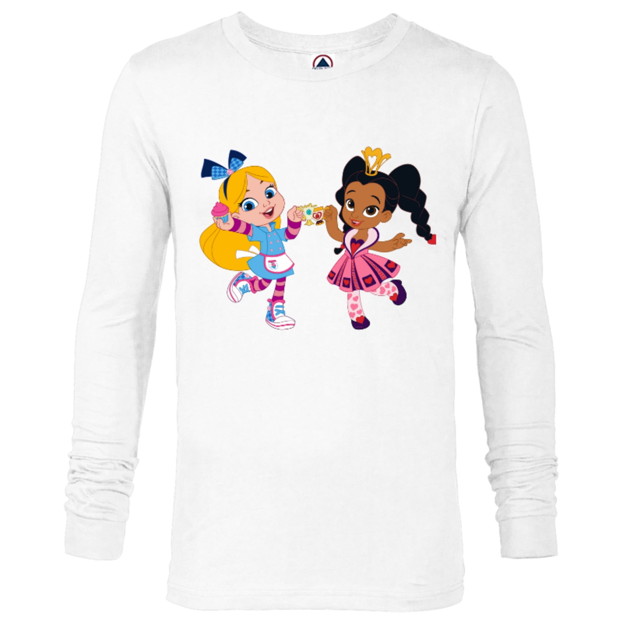 Disney Alice S Wonderland Bakery Alice And Princess Rosa Long Sleeve T Shirt For Men Customized White Walmart Com