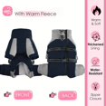 thumbnail image 4 of PEACNNG CozyFit Fleece Winter Dog Coat - Warm  Windproof  Reflective  Zipper  Leash Ring  and Leg Coverage for Small Dogs - Perfect for Snowy Weather and Outdoor Adventures, 4 of 6