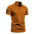 thumbnail image 2 of CaiJunJia George Polo Shirt,Men's Classic Short Sleeve Solid Performance Deck Pique Polo Shirt, 2 of 4