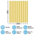 thumbnail image 2 of Aesthetic Golden Yellow and White Ripple Dishwasher Magnet Cover Decorative Sticker for Home Cabinet Kitchen 23" x26", 2 of 5