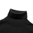 thumbnail image 4 of Krumba Women Turtleneck Wool Sweater: Long Sleeve Lightweight Pullover Jumper Black Size L, 4 of 7