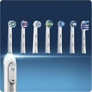 Precision Clean Rechargeable Toothbrush Replacement Head, White, 4 Count