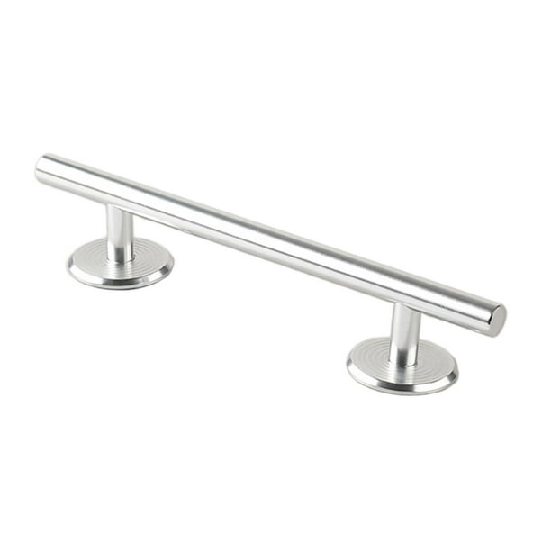 Barandilla Redonda para Fingerboard, Barra Redonda, Accesorio Innovador Fabricado en Acero Sólido para Entrenamiento, Mini Monopatín de Dedos. Plata 20 cm