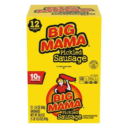 Penrose Big Mama Pickled Sausages, 2.4 oz., 12 Pack