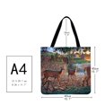 thumbnail image 2 of Bolsa de lino de ciervo Wdftyju plegable reutilizable respetuosa con el medio ambiente, 2 of 3