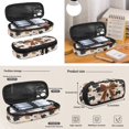 thumbnail image 6 of Yuyamidu Camo Brown Bow Kids Backpack Set, 4Pcs Bookbag with Lunch Box Pencil Case Water Bottle Sleeve for Girls Teens, Large Capacity Casual Daypack for Travel School, 6 of 7