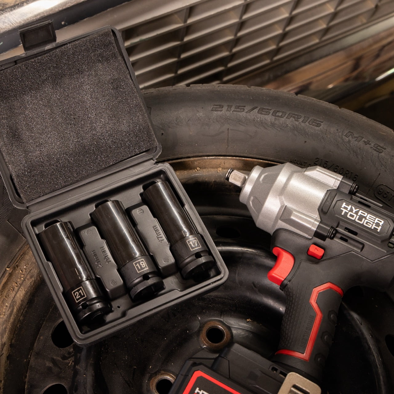 Hyper Tough 3-Piece 1/2-inch Drive Lug Nut Socket Set