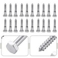 thumbnail image 3 of 20pc Stainless Steel Hex Head Wood Screws Bolts For Home Improvement Or Industry, 3 of 3