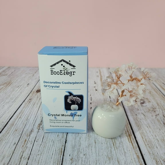 BooElegr Decorative centerpieces of crystal Crystal Money Tree Centerpiece