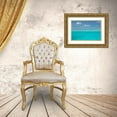 thumbnail image 3 of Paulson, Don 14x11 Gold Ornate Wood Framed with Double Matting Museum Art Print Titled - Bahamas, Exuma Island Seascape of aqua ocean, 3 of 4