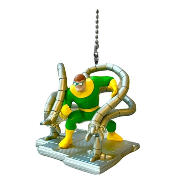 Spider Man Spiderman Doctor Octopus Fan Lamp Light Pull Chain Figure Figurine 4”