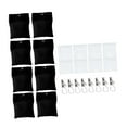 thumbnail image 3 of Luzkey 8 Pcs Poids pour Rideaux d'Extérieur Pratiques Robustes contre le Vent pour Patio Extérieur Noir, 3 of 8