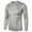 Gray, variant on Men's Quick-Dry Long-Sleeve Sport Shirt Base-Layer Running Top for Tennis and Running Black