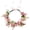 Pink, variant on Artificial Flower Crown Bridal Floral Headband Maternity Photo Headpiece Boho Girl Halo Wedding Hair Wreath Festival Accessories with Adjustable Ribbon White -