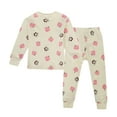 thumbnail image 1 of Ensemble de Pyjama Confort pour Filles Deux Pièces avec Haut à Manches Courtes et Pantalon Long, 1 of 7