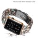 thumbnail image 3 of Compatible con Apple Watch Strap 38-40 mm / 42-44 mm Series 5/4/3/2/1, accesorio de correa de reloj de reemplazo de correa de resina delgada Xemadio 2033262-5, 3 of 9