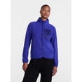 thumbnail image 2 of Ozark Trail Women's and Women's Plus Fleece Zip Up Jacket, Sizes XS-3X, 2 of 6