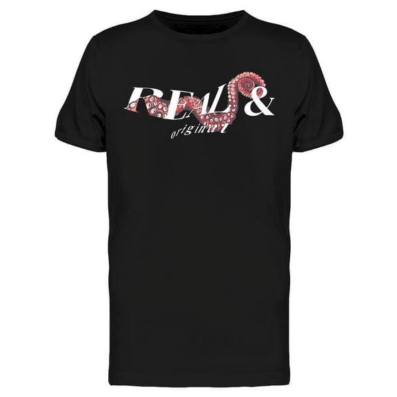 Real And Original Slogan T-Shirt Men -Image by Shutterstock, Male x-Large