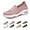 Pink1, variant on Women's slip-on orthopedic sports shoes with arch support low-top shoes wedge heel walking shoes