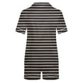 thumbnail image 4 of GERsome Womens 2 Piece Pajamas Set Summer Short Sleeve Sleepwear Button Down Nightwear Shorts Soft Pj Sets Comfortable Top and Shorts Pjs Set S-XXL, 4 of 5