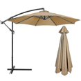 thumbnail image 5 of 3m Round Garden Parasol Umbrella Outdoor Patio Sun Shade Canopy 3m 6/8x Arm, 5 of 5
